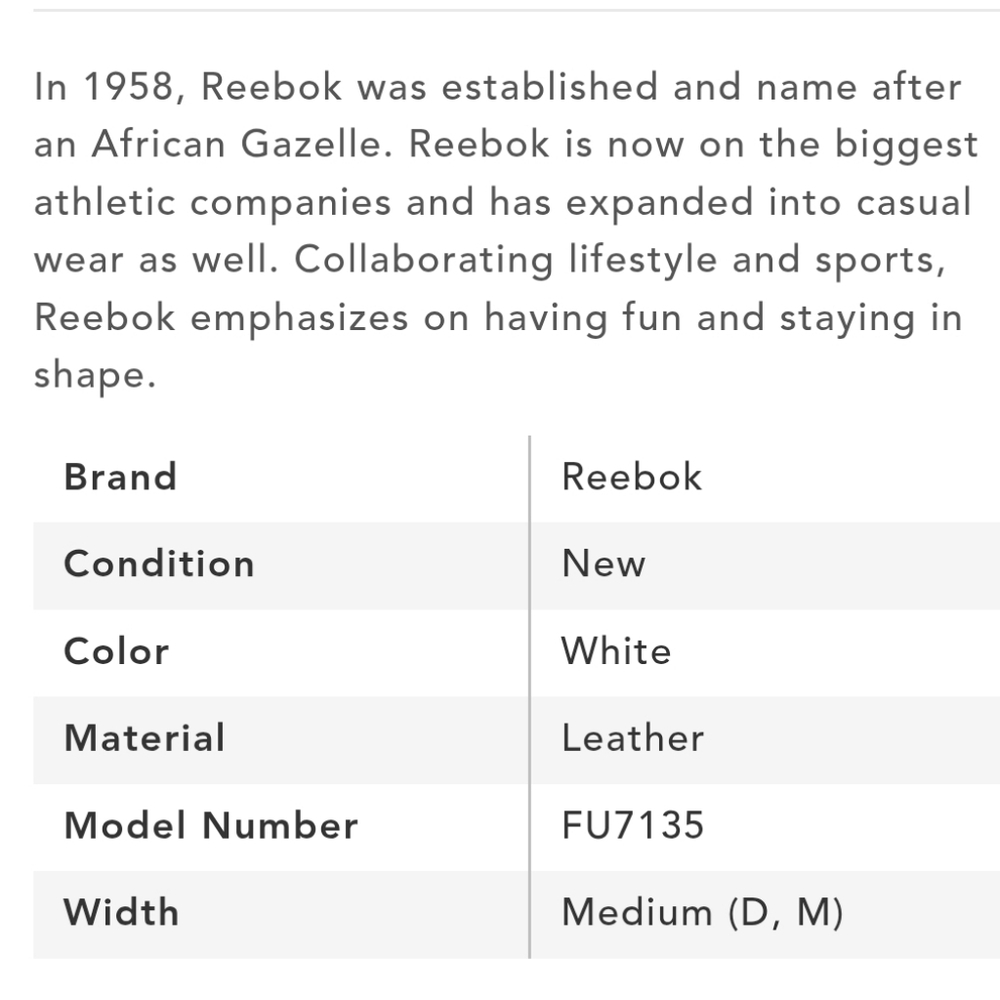 NWT Men' Reebok Club Memt White Sneakers Leather Low-Top - Picture 10 of 10
